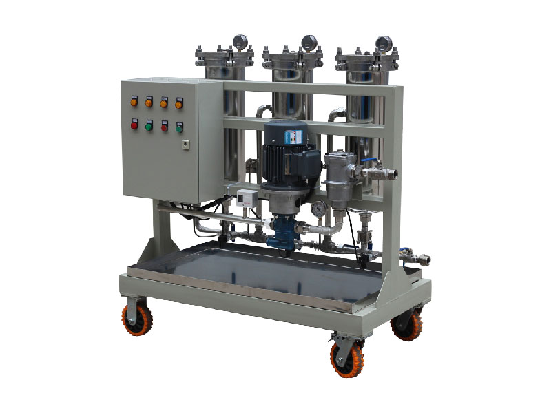 LYC系列移动式高精度滤油机 液压润滑油过滤 效果好速度快
